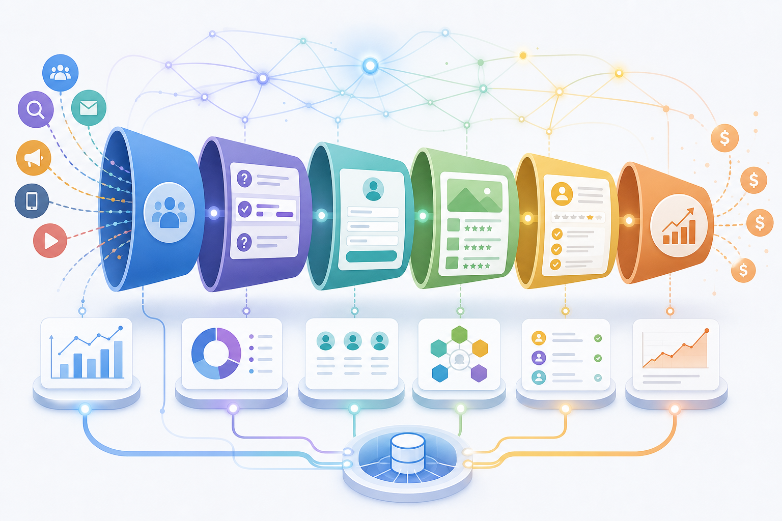 How do you measure and optimize quiz funnel performance?